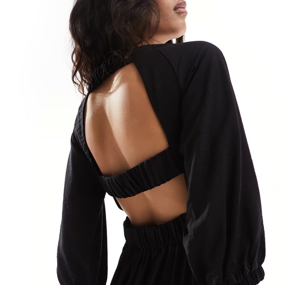 ASOS Backless Midi Dress - Picture 4 of 4